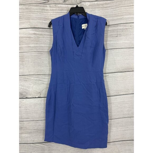 Reiss Cassia Periwinkle Blue Pencil Sheath Dress Size 10 - Picture 1 of 3